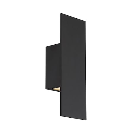 Dweled Icon 14in LED Indoor and Outdoor Wall Light 3000K in Black WS-W546